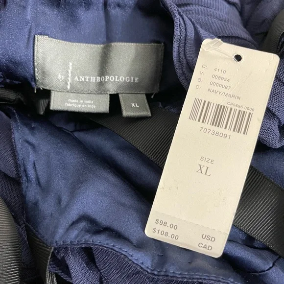 Anthropologie Shirred Tulle Tank XL NWT - Picture 8 of 10